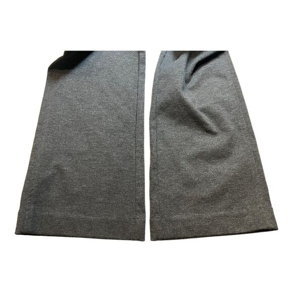 Daisy Fuentes Pants Sz Small Charcoal Heather Gray Wide Elastic Waist Boot Cut - Picture 7 of 10
